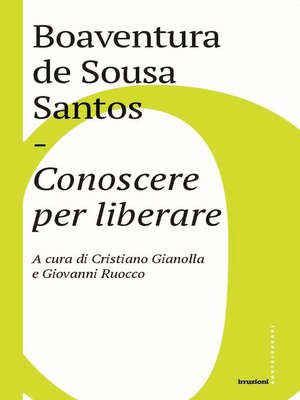 cover image of Conoscere per liberare